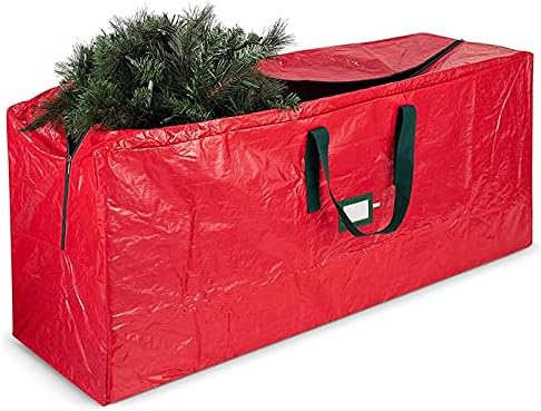 עץ חג המולד אחסון תיק - מתקפל חג המולד עצי זר שמיכת חבילה עמיד למים קיבולת גדולה שמיכת כיסוי, לארגן כלים חיצוני כרית ארגונית