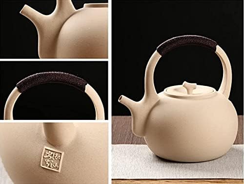 פשטות יצירתית ברזל יצוק יפני טטסובין קומקום קרמיקה עמידה בפני קרמיקה, ערכות תה קרמיקה, קומקומים, יצרני תה, בעבודת יד, לא מצופה, סט תה 1.2L אביזרי תה, LSXYSP