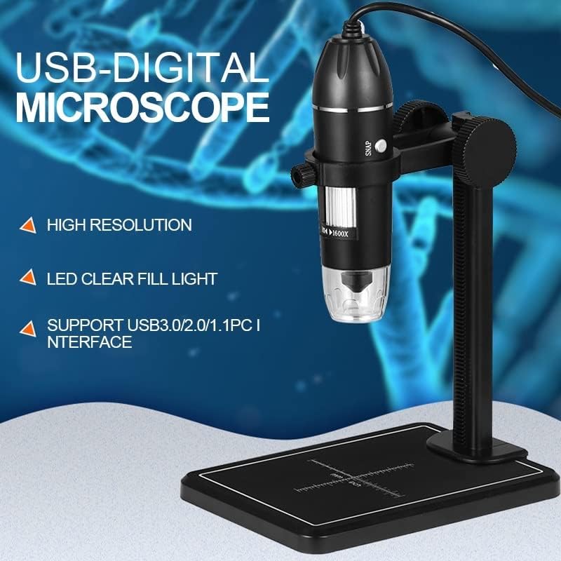 אביזרי מיקרוסקופ USB מיקרוסקופ דיגיטלי כף יד הגדלה ניידת 8 LED מיני מצלמת וידאו מעבדת מצלמות