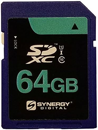 סינרגיה דיגיטלי זיכרון כרטיס, תואם עם קנון אוס רבל 5 מצלמה דיגיטלית זיכרון כרטיס 64 ג ' יגה-בתים מאובטח דיגיטלי כיתה 10 קיצוני קיבולת זיכרון כרטיס