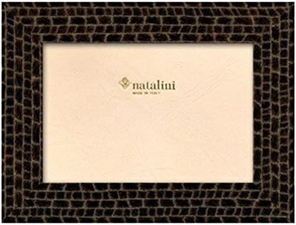 נטלני 5 x 7 מסגרת עץ שחורה ואפורה מיוצרת באיטליה