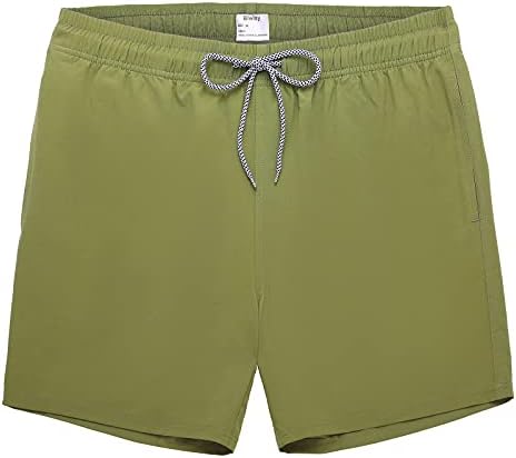 בגד ים לגברים מהיר יבש לשחות מכנסיים קצרים עם בטנת רשת מצחיק חוף מכנסיים קצרים