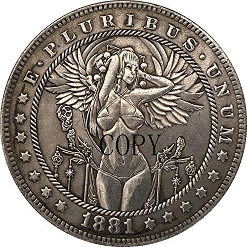 36 סוגים שונים הובו ניקל ארהב מורגן דולר מטבע עותק -1881-CC מתנה עבורו