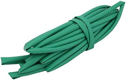 X-DREE 5M 0.2 אינץ 'דיא פוליאולפין להבה צינור מעכב ירוק לתיקון תיל (5M 0.2in dia Interno de Poliolefina retardante de llama tubo verde para la reparación de cables