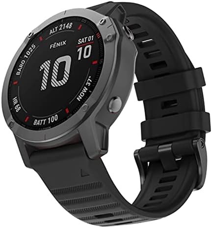 OTGKF 22 26 ממ Watchband Silicone Silcone Strap רשמי עבור Garmin Fenix ​​5 5x 5Splus 3 HR 6X 6 Pro Watch Falling מהיר צמיד התאמה נוחה