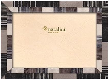 נטלני 5 x 7 מסגרת עץ פסיפס אפור מיוצרת באיטליה