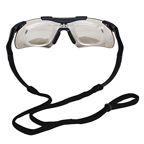 Kleenguard Nemesis משקפי בטיחות עם תוספות RX, משקפי מגן של OTG, עדשות אנטי ערפל מקורות / חיצוניות, מסגרת כחולה מתכתית, 12 זוגות / מקרה