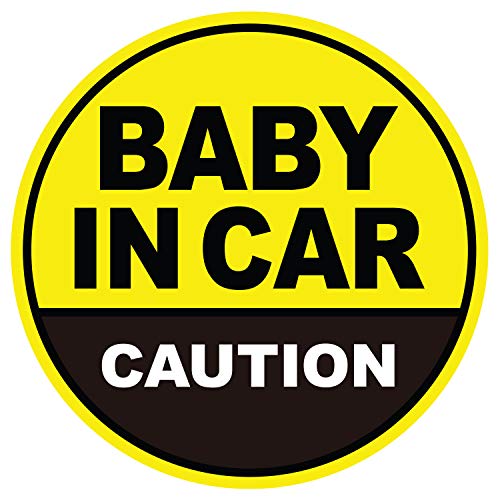 חנון תינוק במכונית מגנט-מעגל סוג, רעיוני, ומושך את העין עיצוב להורים עם ילדים צעירים