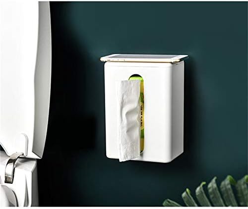 דבק עצמי נייד דבק קיר רכוב על קופסת רקמות נייר נייר מארגן בית מארגן מגבת נייר קופסת טואלט קופסת טואלט