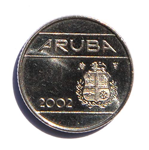 2002 AW ARUBA מעיל הנשק הארובני 10 סנט מטבע קנס