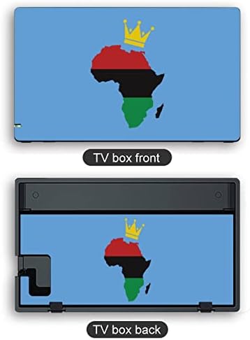 מפת אפריקה מצחיקה עם מדבקות כתר מדבקות מכסה משחק אופנה מדבקת עור מגן עור מגן מלא תואם