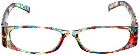 קלבריה 759 צבעוני נשים קריאת משקפיים / משקפיים לנשים / מלבן משקפיים קוראי / התאמת רך מקרה כלול