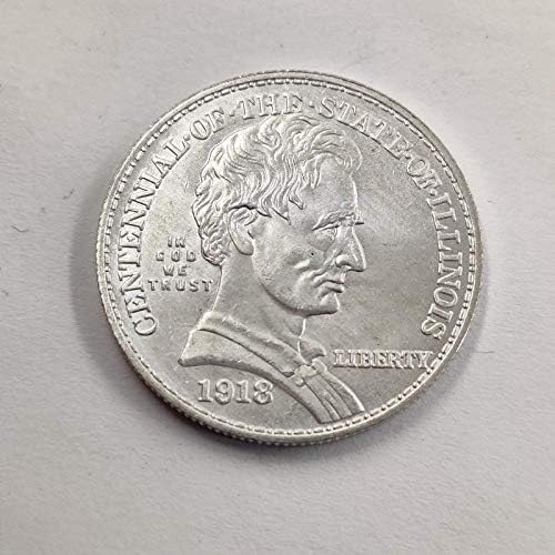 אמריקאי מפורש 1918 מטבעות Creative Creative Micro CollectionCoin מטבע זיכרון מטבע