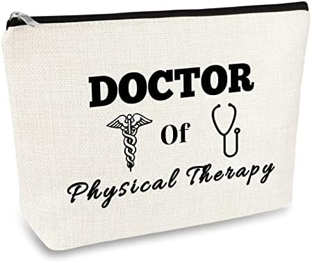 פיזיותרפיסט מתנות לנשים רופא של פיזיותרפיה הערכה מתנה קוסמטי תיק פאוץ יום הולדת סיום מתנה עבור רופא סטודנטים לרפואה
