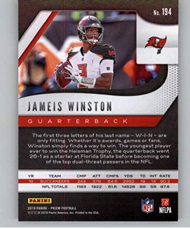 2019 Panini Prizm 194 JAMEIS WINSTON TAMPA BAY BUCCANEER