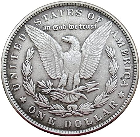 גולגולת מטבע נווד ניקל עתיק כסף ציפוי מורגן דולר עותק מטבע טוב מזל ראשי זנבות אתגר מטבע