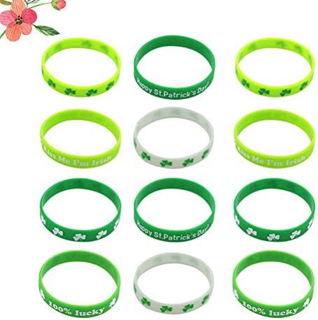 Sosoport 36PCS St. Patricks Day Day Stracebands Farty Party Party Presents מציג ציוד למסיבות לגברים נשים