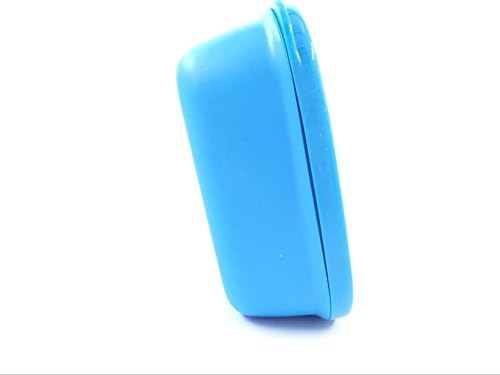 Siyauful פלסטיק עם מכסה קופסת סבון ניידת סבון נייד סבון סבון ממתקים צבעי חותם צלחת סבון כחול