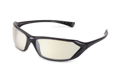 בטיחות שער 23PC80 משקפי בטיחות עיניים אולטרה-סטיל-סטיליים, עדשה ברורה, נשים, מסגרת קאם ורודה