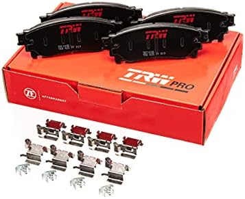 TRW Pro TRC0798 סט כרית בלם דיסק לדיסק סט פרוטאג 'מאזדה 1999-2001, חזית