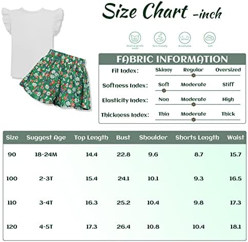 מיפט פעוט קיץ תלבושות עבור בנות לפרוע שרוול חולצות פרחוני הדפסת מכנסיים קצרים סט 2 יחידות תינוק בגדי סטים