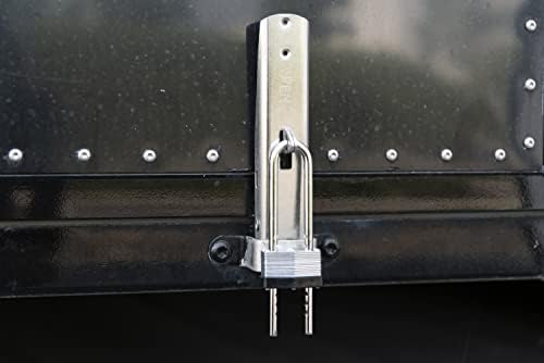 Brinks - 44 ממ מנעול מפתח מפתחות למינציה עם אזיק מתכוונן - כרום מצופה עם אזיק פלדה מוקשה