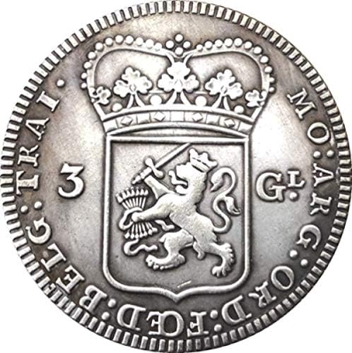 מטבע אתגר 1786 מטבעות העתקה של הולנד 41 ממ אוסף מטבע מטבע מטבע חידוש מטבע מטבע מטבע