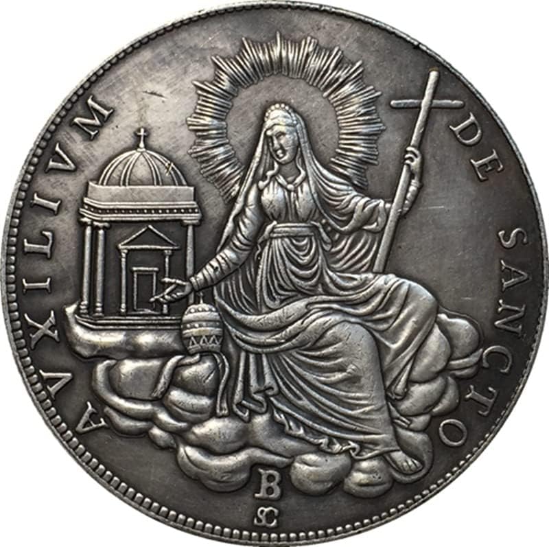 צ'ינגפנג 1829 מטבע איטלקי טהור נחושת מכסף מצופה מכסף עתיק מכסף דולר מטבע מעצבים ניתן לפוצץ