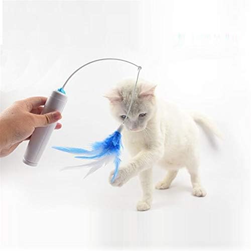 WZHSDKL 3 ב 1 חתולי חיות מחמד צעצוע חשמלי אוטומטי חתולים מסתובבים נוצה צעצוע צעצועים מצחיקים אימוני כדור לחתולים חתולים אינטראקטיביים