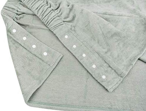 פבריקה בית טבעי זהורית עשוי במבוק סופר סופג מהיר יבש ספא אמבט לעטוף מקלחת חצאית ושיער ייבוש טורבן-2 מחשב סט