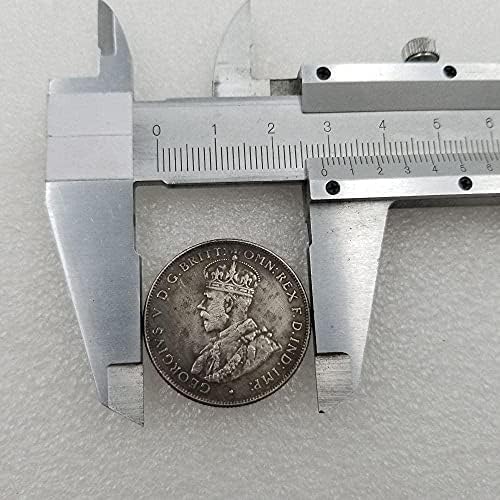 מלאכות עתיקות בשנת 1934 אוסטרליה פליז מכסף מצופה מטבע ישן אוסף Coinscoin זרים מטבע זיכרון מטבע