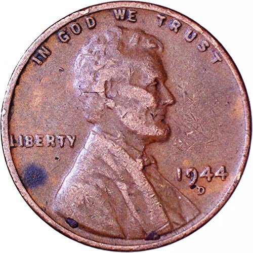1944 D Lincoln Weat Cent 1C בסדר מאוד