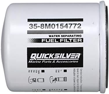 Quicksilver 8M0154772 מים המפרידים בין מסנן דלק עבור ג'ונסון ובחוץ EVINRUDE