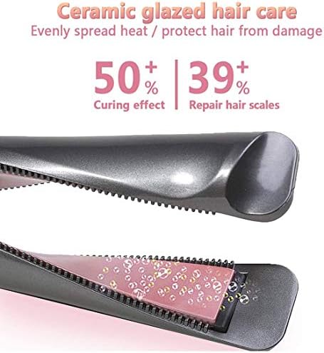 SDFGH מחליק שיער מקצועי מתכרבל ברזל 2in1 קרמיקה מעוותת כלים שיער יופי שטוח