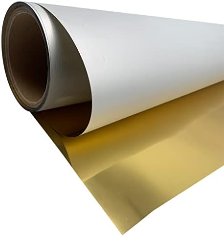 הדפסת DTF דפוס סרט רול 24 ב x 328 ft DTF Gold Fuy Film Roll Silver Foil Film Roll ישירה להעברת הסרט Cold Celeel להדפסת העברת חולצות טריקו