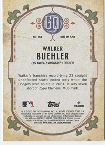 Walker Buehler 2022 Topps Gypsy Queen 183 MLB Dodgers