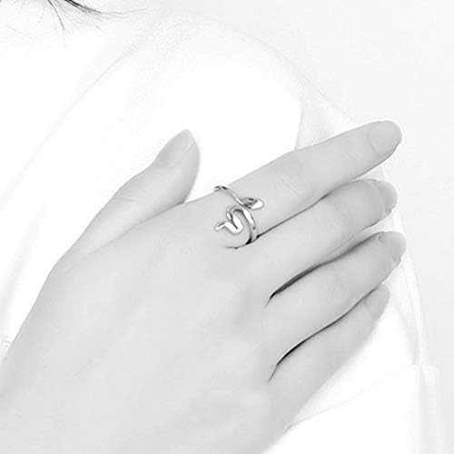 נירוסטה נחש סגנון נישואים הבטחת יום נישואים הצהרת טבעת