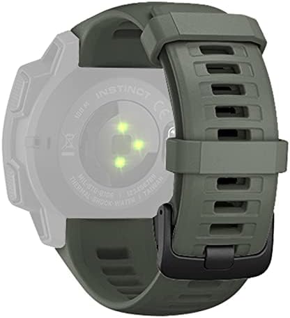 דבנו סיליקון רצועות רצועות עבור Garmin Instinct Watch Smart Watch 22 ממ להקת צמיד צמיד צמיד אינסטינקט/esports/tide/solar