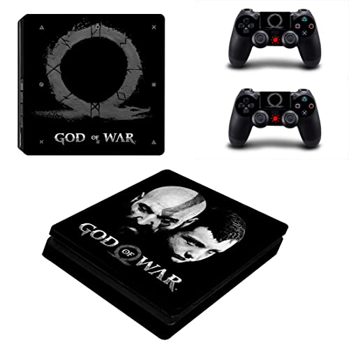 עבור PS4 Pro - Game God God Best of War PS4 - PS5 קונסולת עור ובקרים, עור ויניל לפלייסטיישן DUC -648 חדש