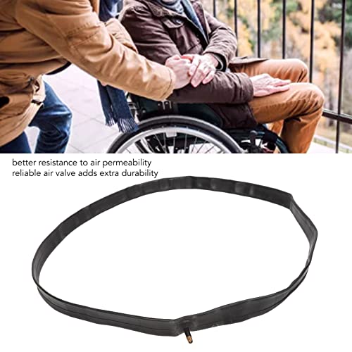 צינור פנימי של כסא גלגלים, צינור צמיג כיסא גלגלים עמיד בגומי עמיד 24 אינץ
