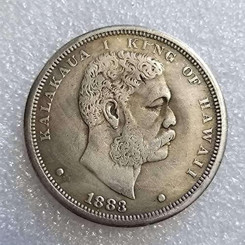 מלאכות עתיקות 1883 מטבע הדולר של הדולר הוואי מטבע מטבע זיכרון מטבע 2056