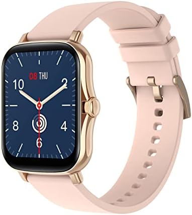 שעון חכם של Kmonabie עבור אנדרואיד, 1.7 '' נוגע לגעת כושר חכם לשעון חכם עבור אנדרואיד /iOS IP67 שעון כושר אטום למים לגברים נשים