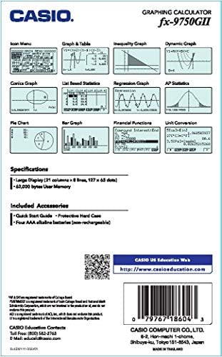 Casio FX-9750GII, מחשבון גרפים, ורוד