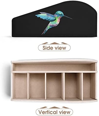 Hummingbird צבעי מים צבעוני טלוויזיה מחזיקי שלט רחוק מארגן תיבה עט עטון עפרון שולחן אחסון קאדי עם 6 תא