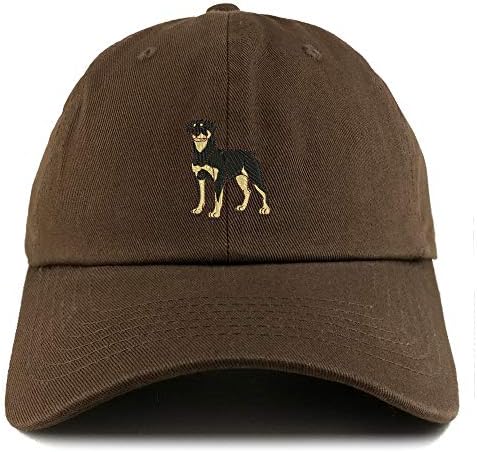 חנות הלבשה אופנתית רוטווילר כלב רקומה פרופיל נמוך כובע אבא רך כובע