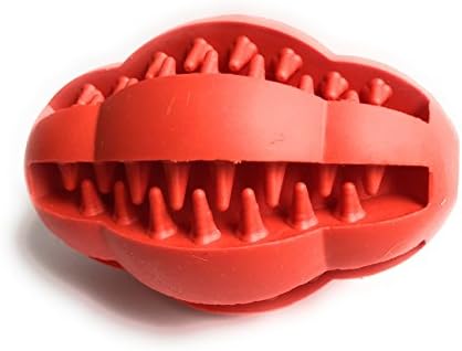 מוצרי חיות מחמד לבלבל שיניים בריאות לעיסת צעצועים כלבים אינטראקטיביים, אדום