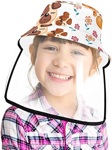 כובע מגן למבוגרים עם מגן פנים, כובע דייגים נגד שמש, יום האם של יום האם קורגי טוליפ