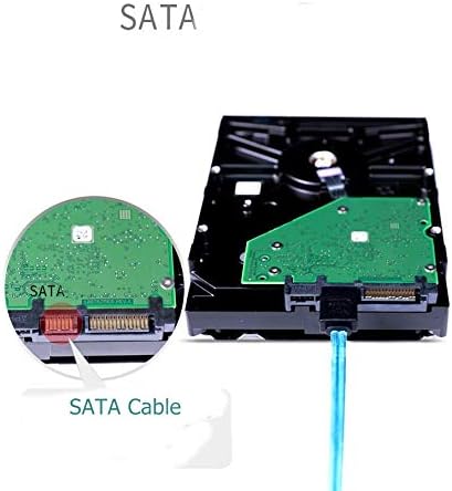 Cabledeconn מהירות גבוהה 6 יחידות/הגדר SATA 3 כבל SATA כבל SAS כבל 6GBPS לשרת 1M