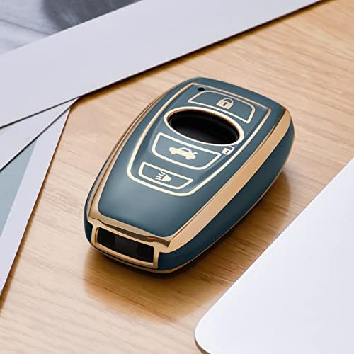 Elohei Key FOB כיסוי לסובארו, מקרה מפתח למפתח עבור Subaru Forester Crosstrek Outback WRX עלייה Brz Impreza Legacy Premium Premium TPU 360 מעלות הגנה מלאה