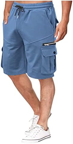 מפיג ' ין גברים של ישר רגל מכנסיים מכנסיים קיץ מטען קצר מזדמן רב כיס רופף ישר נוסע חמש נקודות מכנסיים קצרים